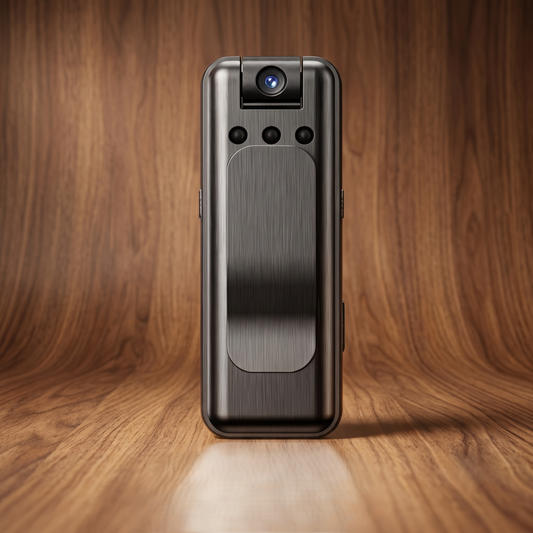 4K Portable Clip-On Body Camera with Night Vision