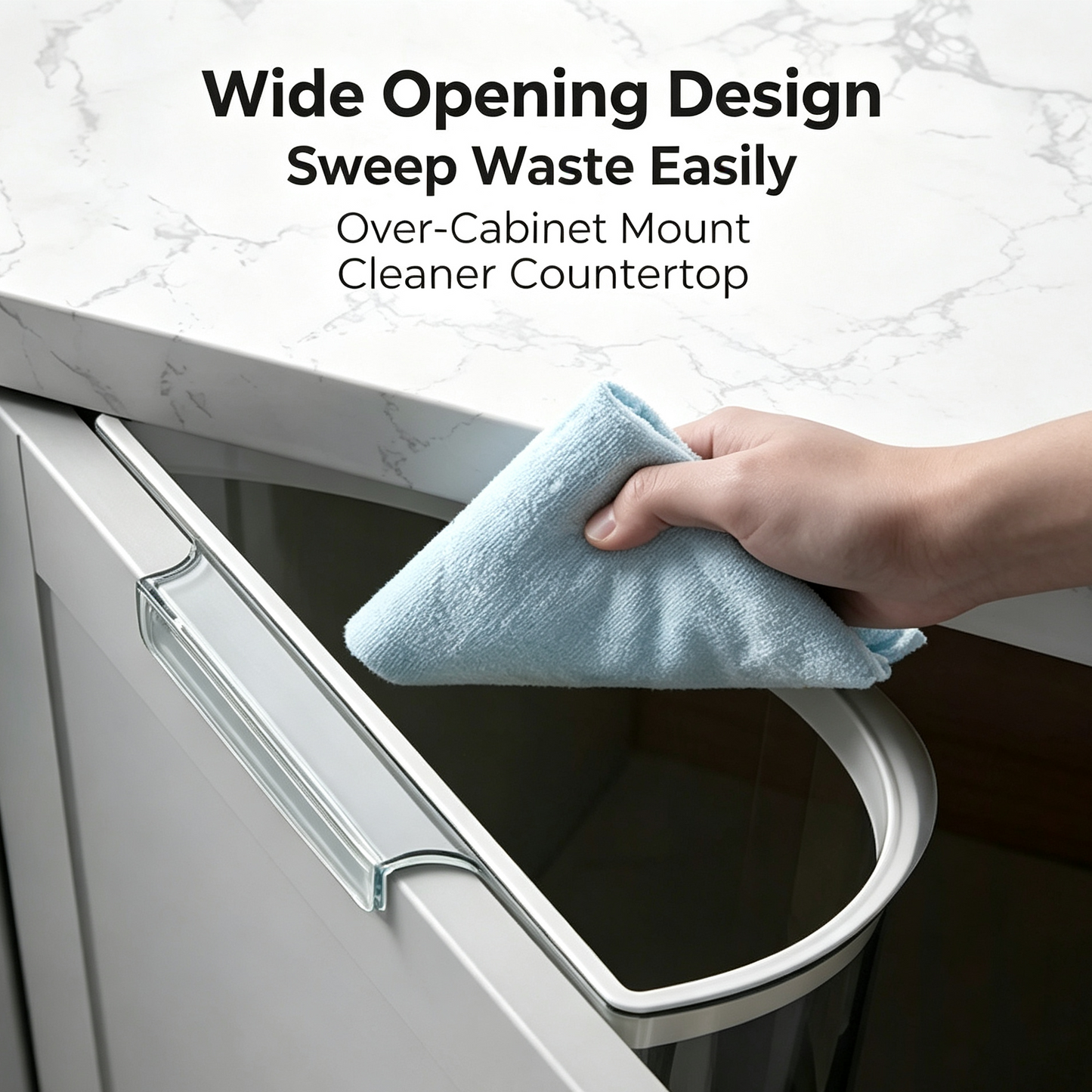 Over-Cabinet Hanging Kitchen Trash Bin