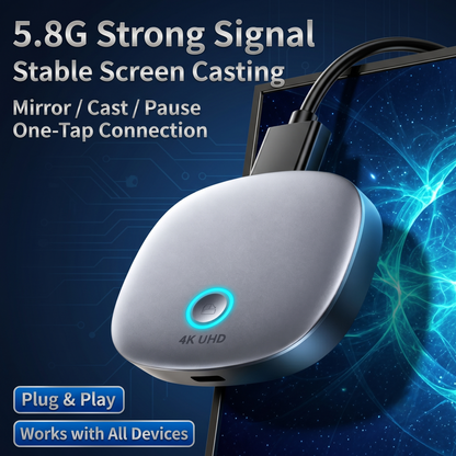 4K UHD Wireless HDMI Screen Casting Device