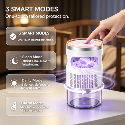 Smart Temperature Control Mosquito Trap - Safe for Baby & Pets