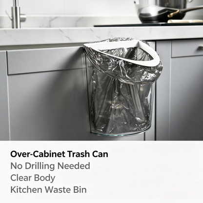 Over-Cabinet Hanging Kitchen Trash Bin